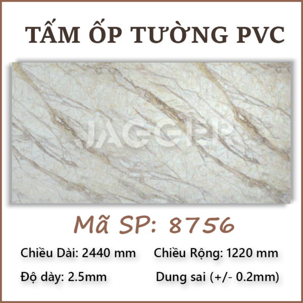 Tấm nhựa ốp tường PVC 8756