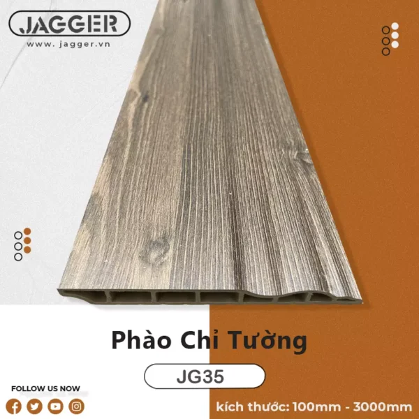 phào chỉ tường JG35